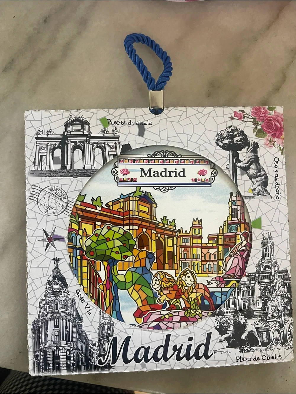 Madrid Mosaic Wall Hanging - Multicolor by